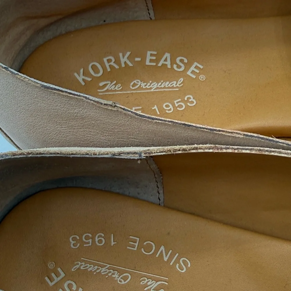 Kork-Ease Meg Black Loafer Hand-Made Moc-Toe Loafer Size 9.5M - Picture 12 of 16